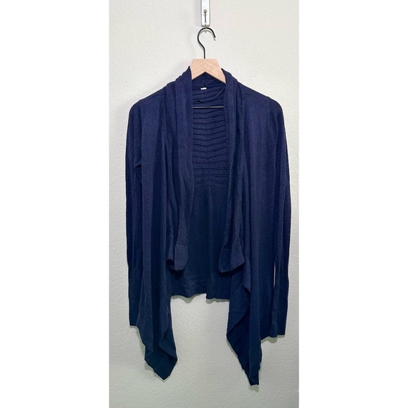 lululemon athletica Sweaters - Lululemon Live Healthy Wrap Black Swan Heathered 8 Excellent